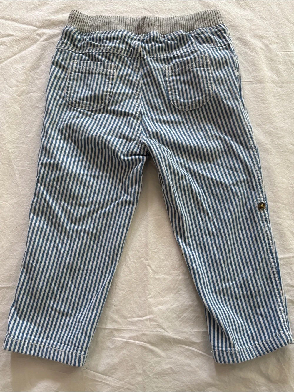 Baby Boden Boy’s Striped Convertible Trouser Pants Size 3-4 Years